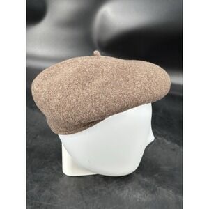 VTG ELOSEGUI 100% Wool BERET Para Casa Ponsol Spain Brown